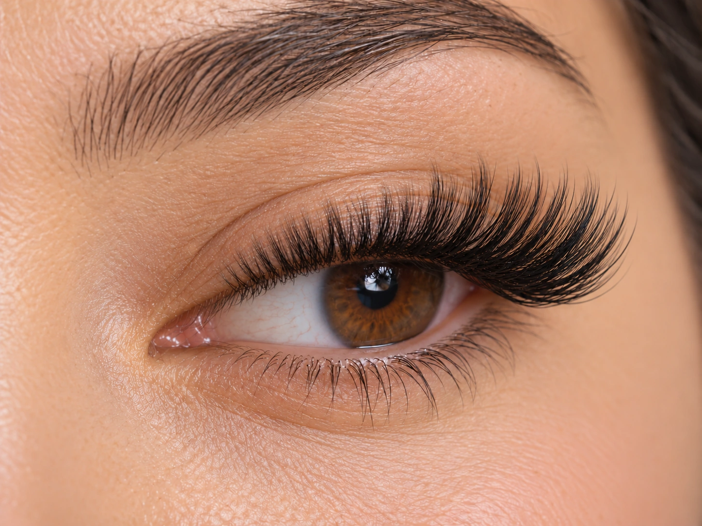 4D eyelash volume effect, AI visualization